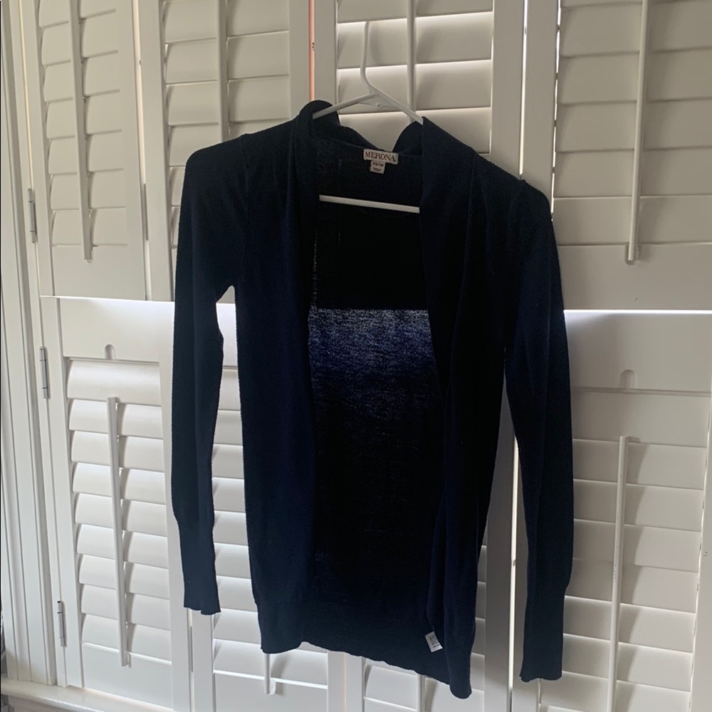Merona Black Cardigan Sweater